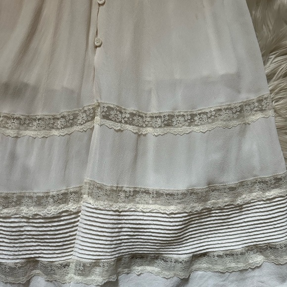 REFORMATION Shelly Dress In Ivory - Picture 10 of 12